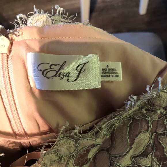 Eliza J Lace Fit and Flare Dress - Picture 4 of 5